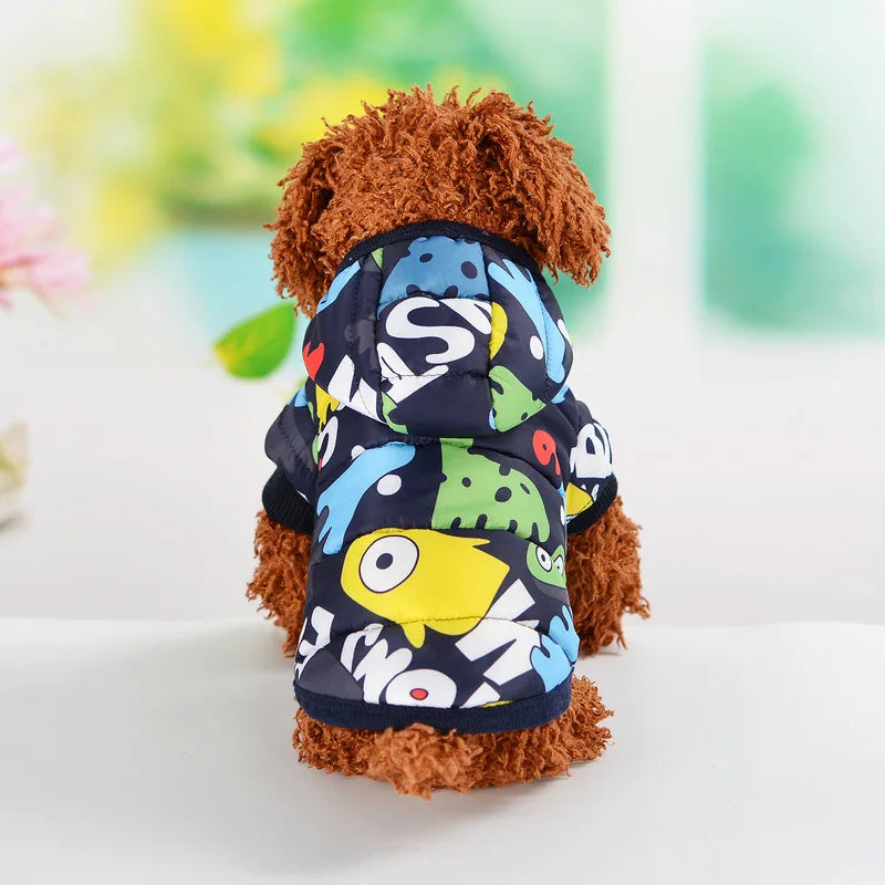 2018 Winter Pet Dog Clothes Warm Down Jacket Waterproof Coat Hoodies for Chihuahua Small Medium Dogs Puppy Best Sale XS-XL